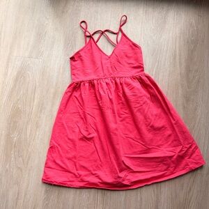 Wild Fable bright pink/coral mini dress